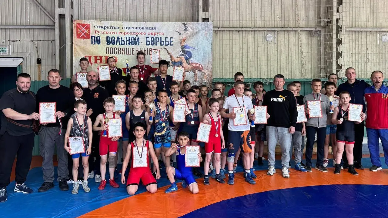 В Рузском округе прошло первенство по вольной борьбе