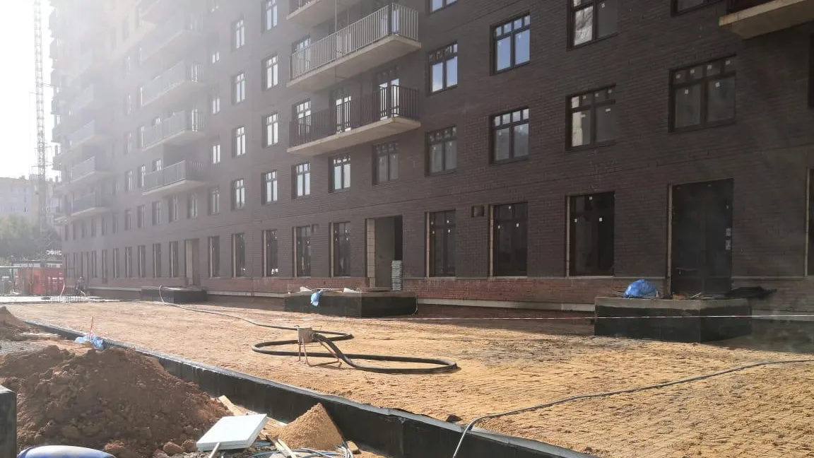 Рабочие приступили к отделке подъездов в ЖК «Белая Дача» в Котельниках