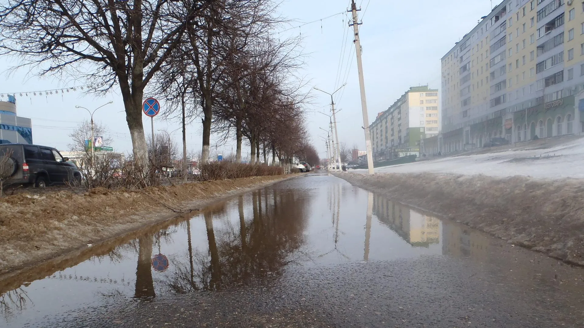 Подтопление устранили во дворе многоквартирного дома в Подольске