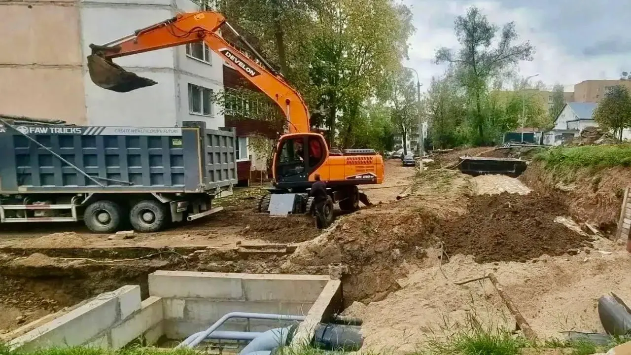 В Чехове продолжают реконструкцию коммунальных сетей