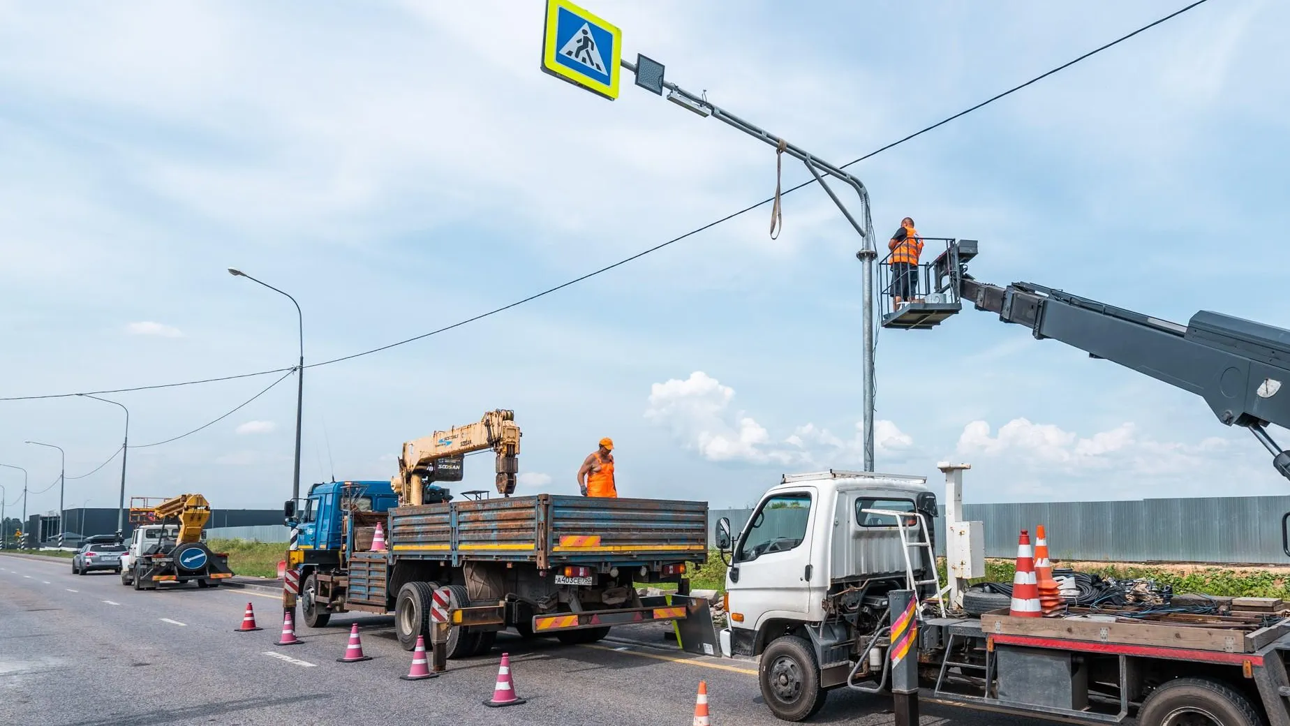 В Подмосковье отремонтировали светофоры в 12 округах