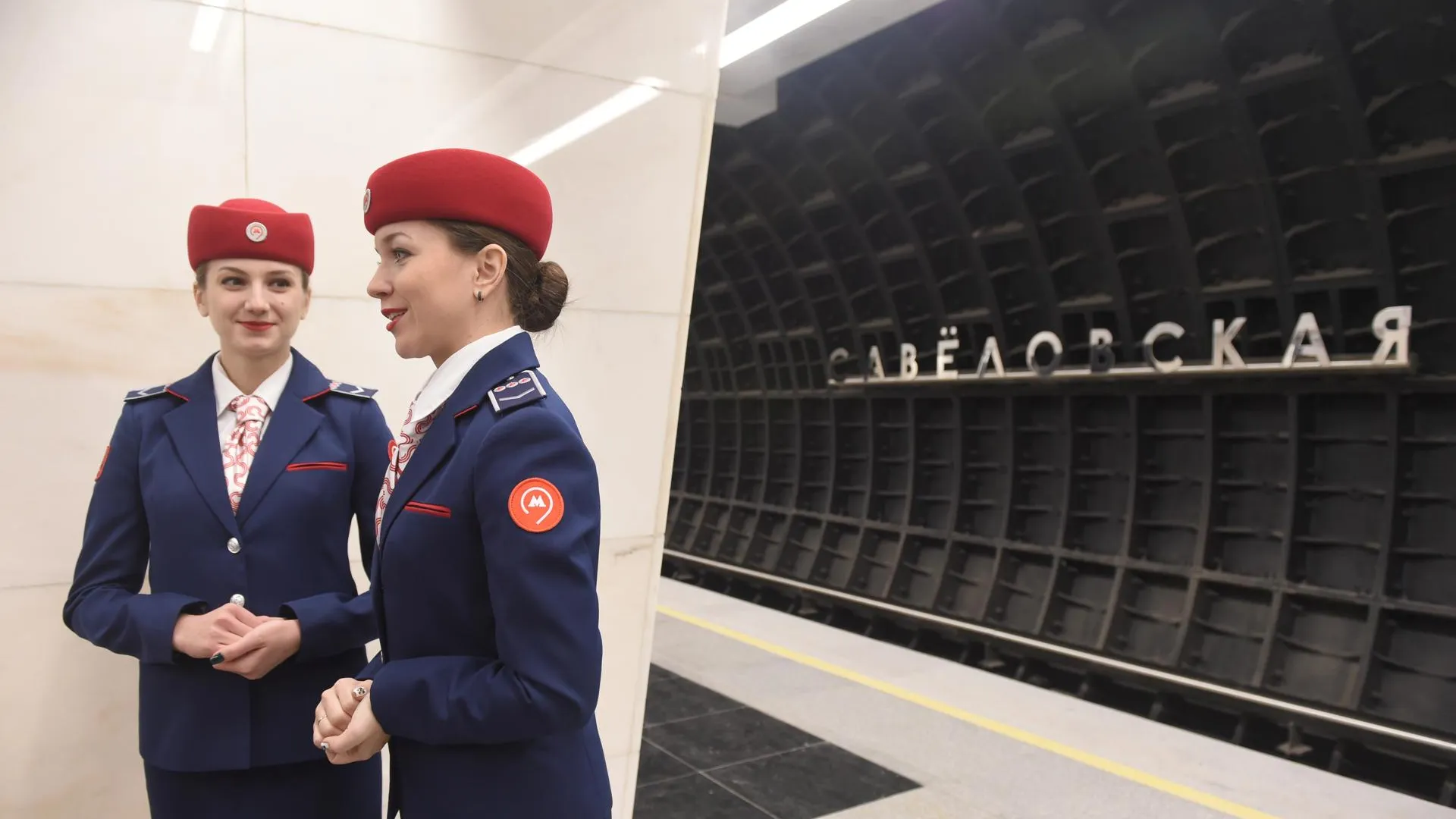 Открытие станции «Савеловская» Большой кольцевой линии метро в Москве