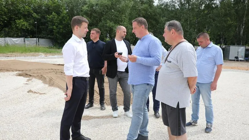 Обновленное футбольное поле в Балашихе откроется в сентябре