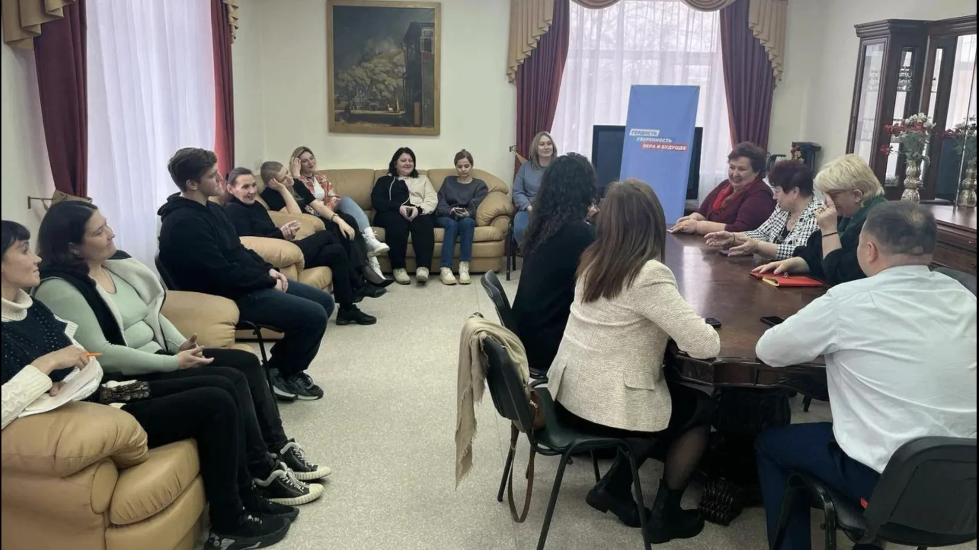 В Можайском округе продолжается отчетная кампания депутатов фракции партии ЕР