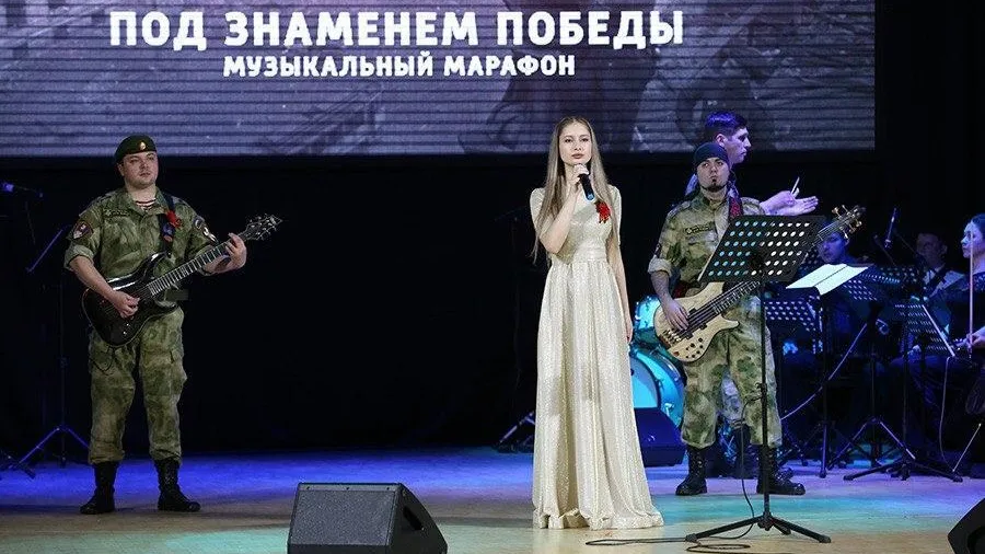Песни военных лет спели на онлайн‑концерте Росгвардии в Балашихе ко Дню Победы