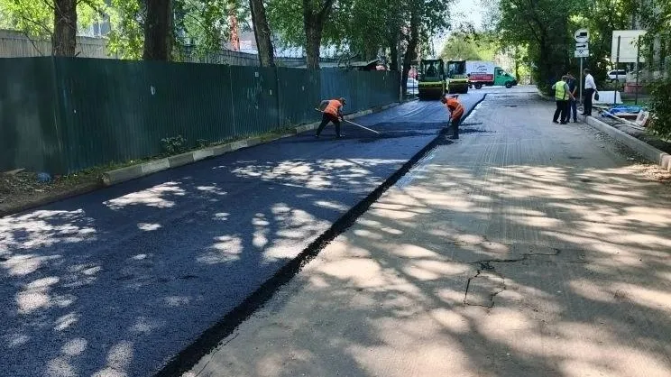 В Люберцах обновили покрытие на улице Хлебозаводской тупик
