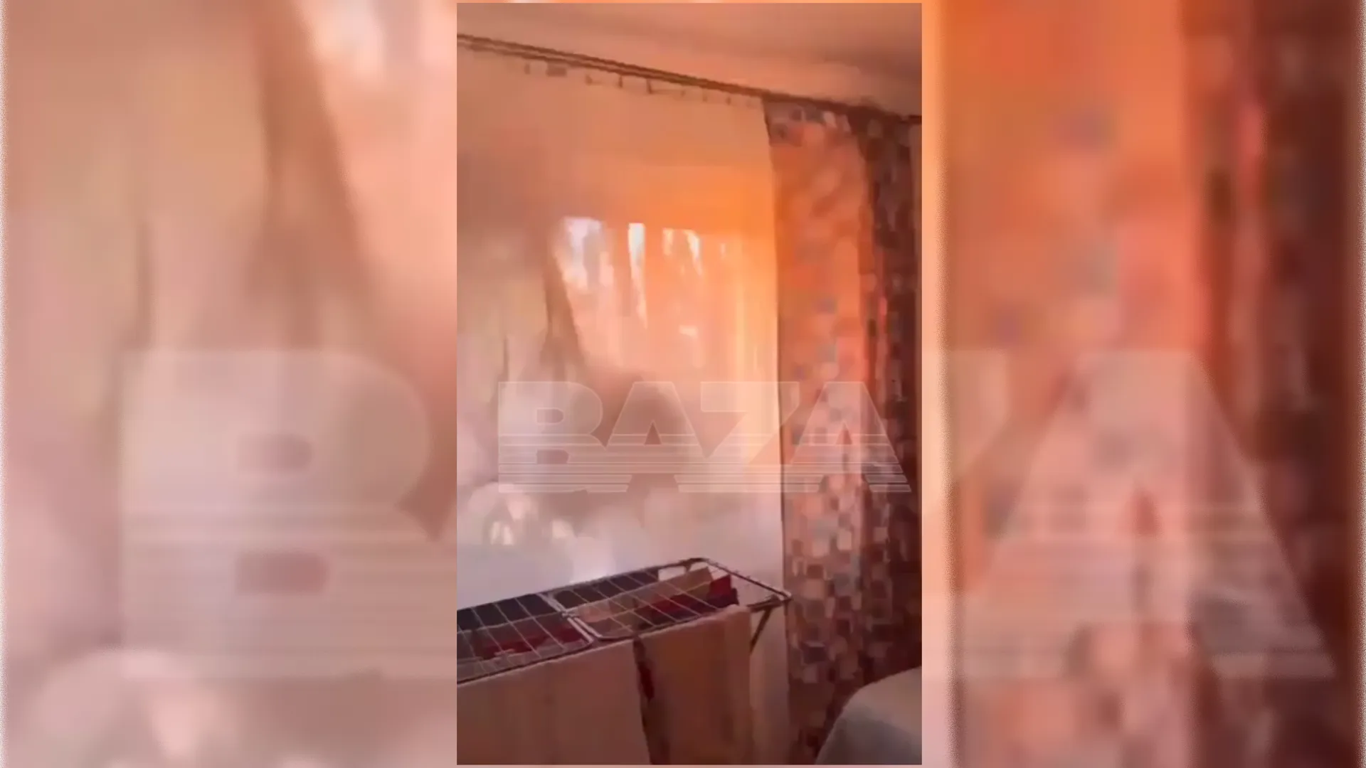 «Е****! Е****!»: россиянин снял на видео взрыв БПЛА в нескольких метрах от него
