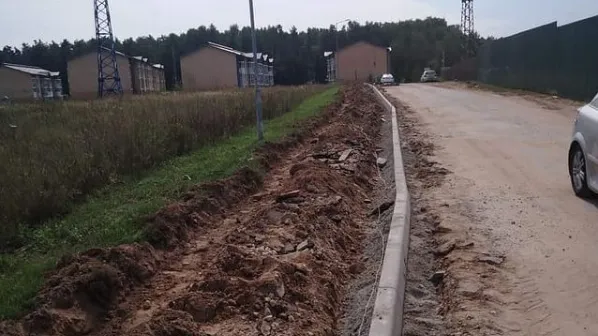 Ремонт тротуара продолжается в ЖК «Кореневский Форт» в Люберцах