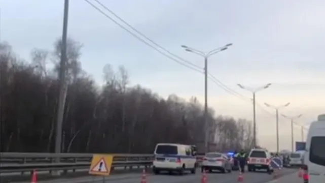 В Сети появилось видео с места смертельного ДТП в Домодедове