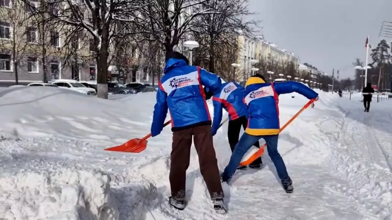 Акция «Снежный десант» проходит в Балашихе