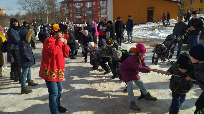 Масленичные гуляния прошли в парке Щелкова