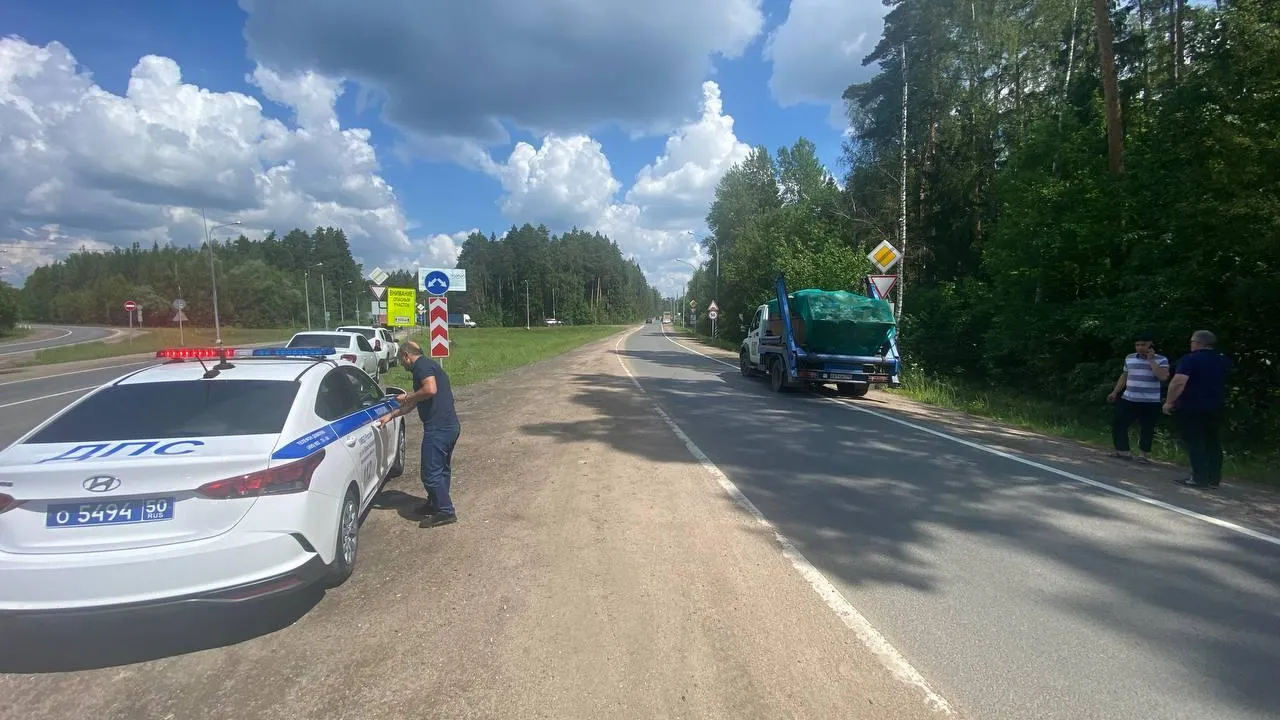 В Красногорске пресекли незаконную перевозку стройотходов