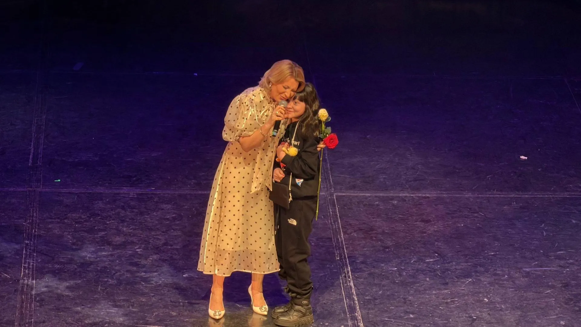 Сосо Павлиашвили выступил для семей Героев из Можайска в Красногорске