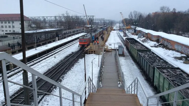Расположение выхода поменяли на ж/д станции Гривно в Подольске