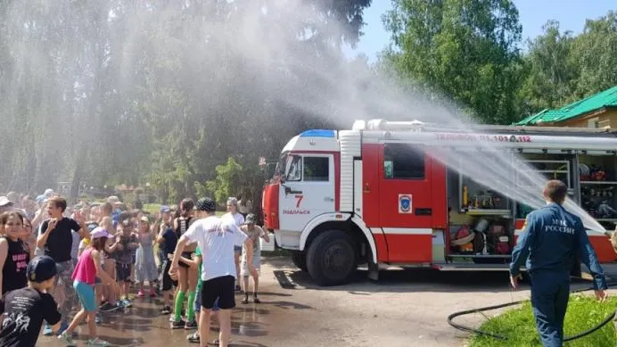 День безопасности провели в детском лагере «Ромашка» Подольска