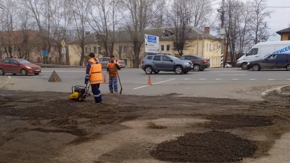 В Клину проведут ямочный ремонт дорог на текущей неделе