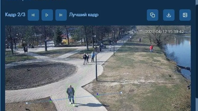 В парках Подмосковья камеры видеонаблюдения ведут подсчет посетителей
