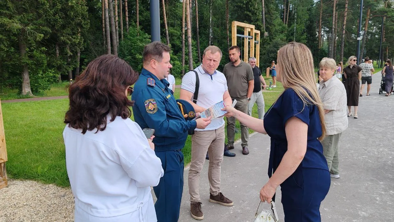 В Черноголовке прошел профилактический рейд по местам отдыха у водоемов