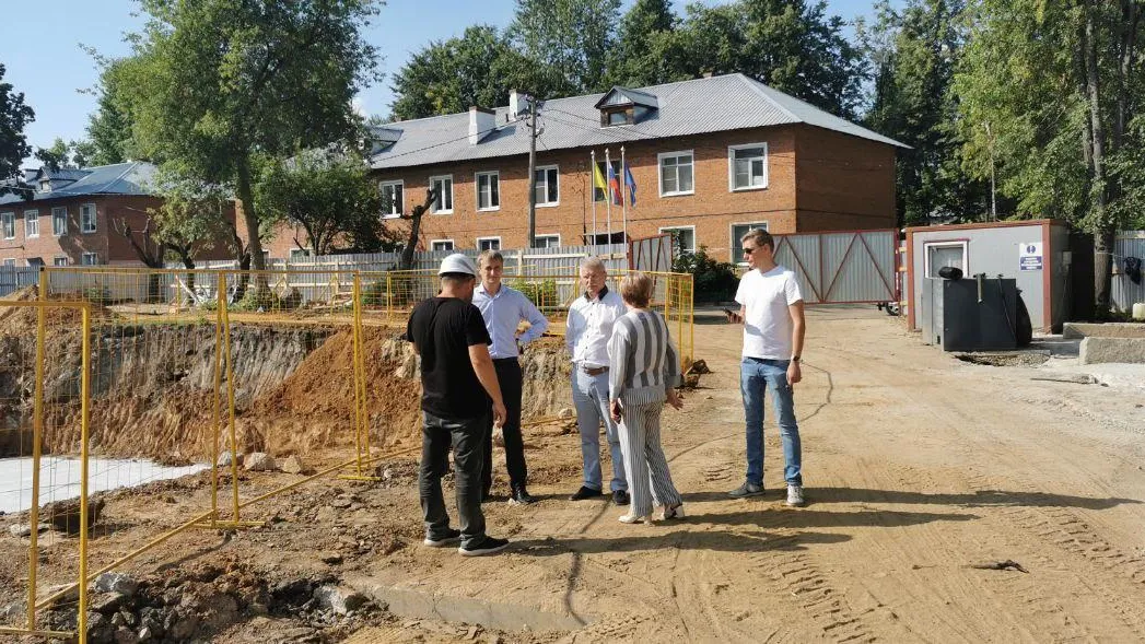 Коробку детского сада в микрорайоне Климовск Подольска планируют поставить к 1 ноября