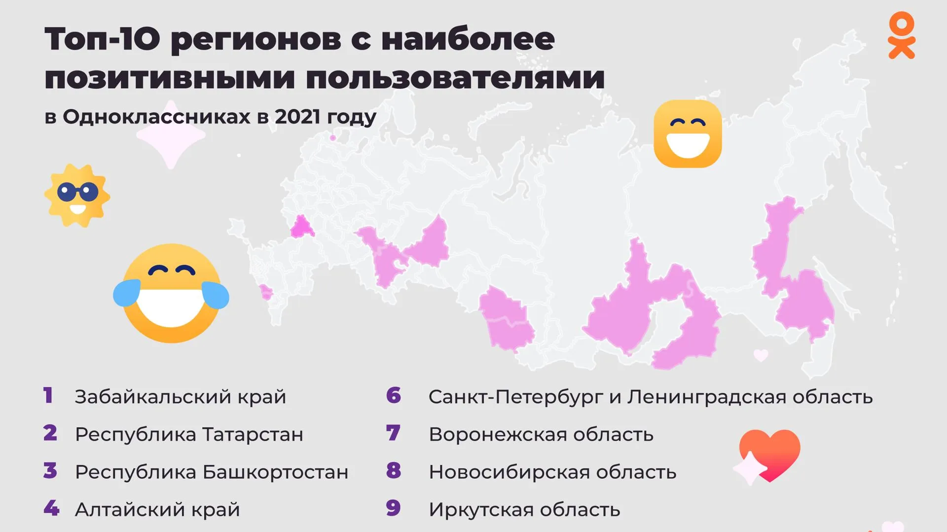 Названы города с самыми общительными жителями в ОК в 2021 г