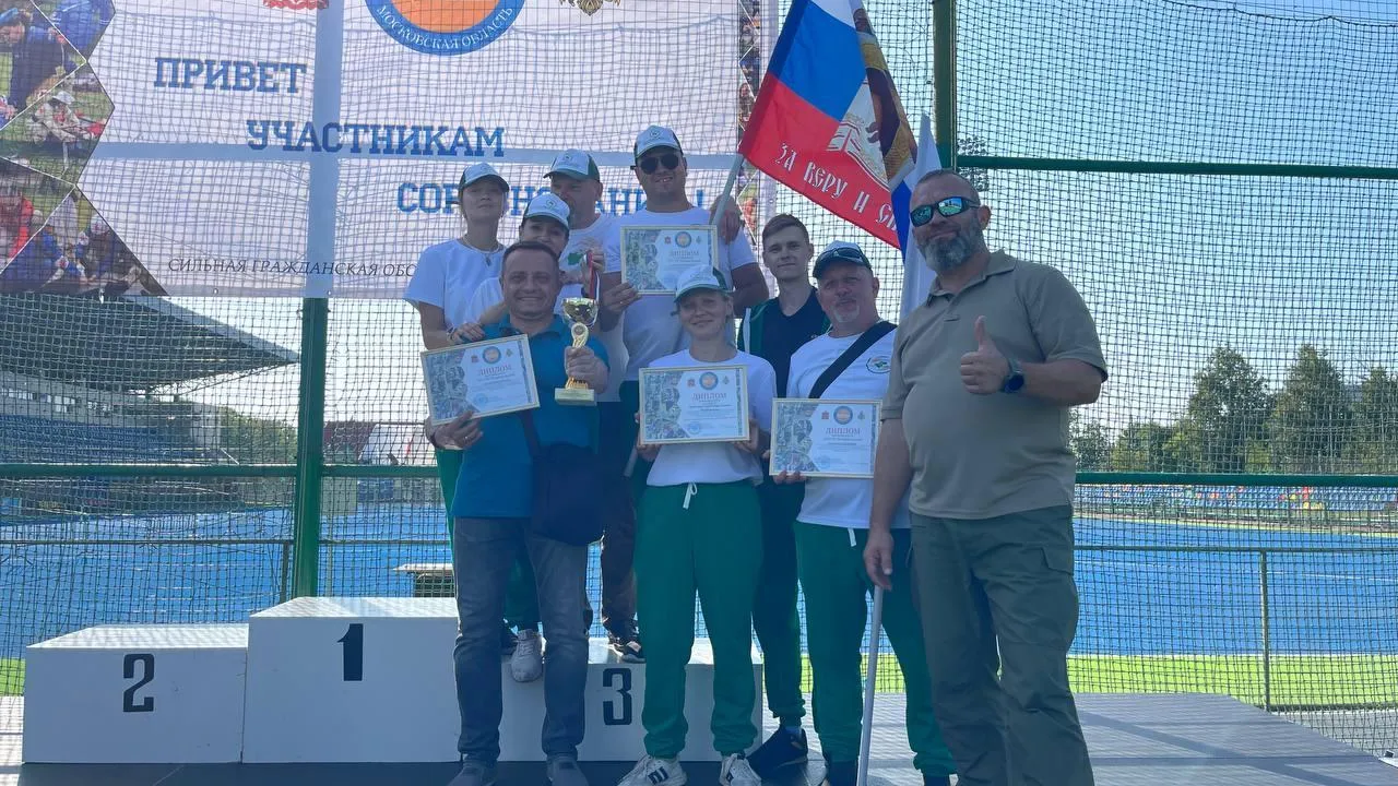 Команда онкодиспансера Подмосковья заняла 3 место на соревнованиях по обороне