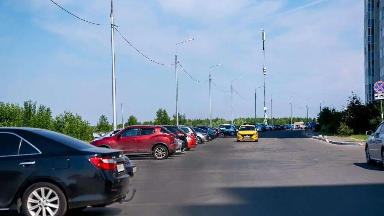 120 парковочных мест создали в микрорайоне Южный Домодедова