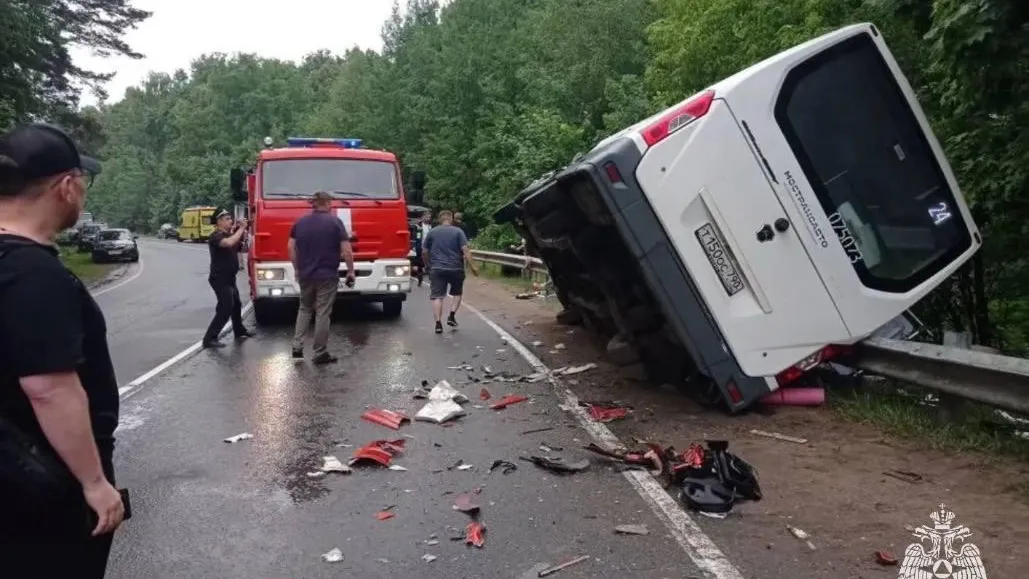 Количество пострадавших в ДТП с маршруткой в Подмосковье возросло до 18