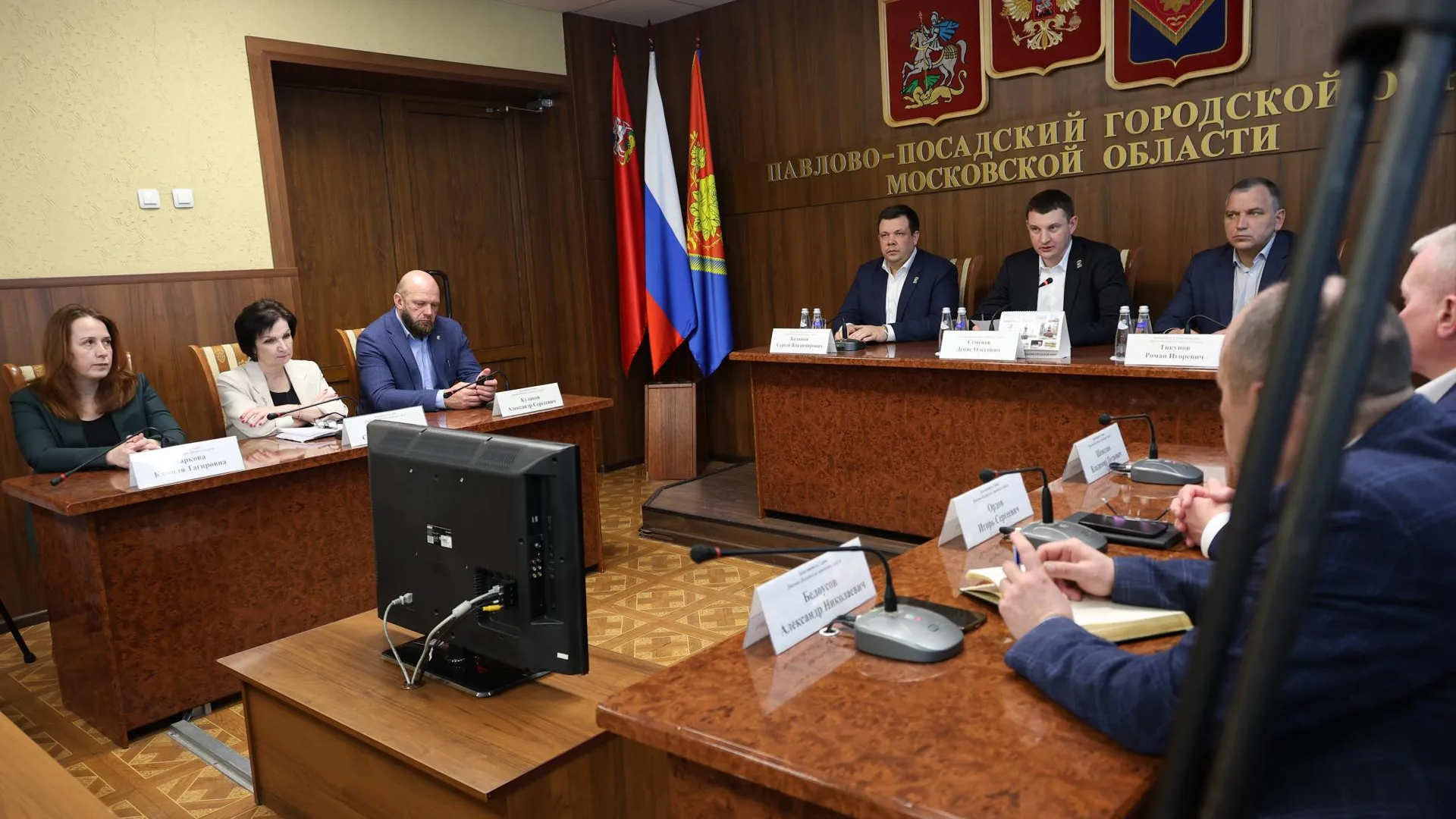 В Павловском Посаде обсудили вопросы благоустройства и весеннего паводка