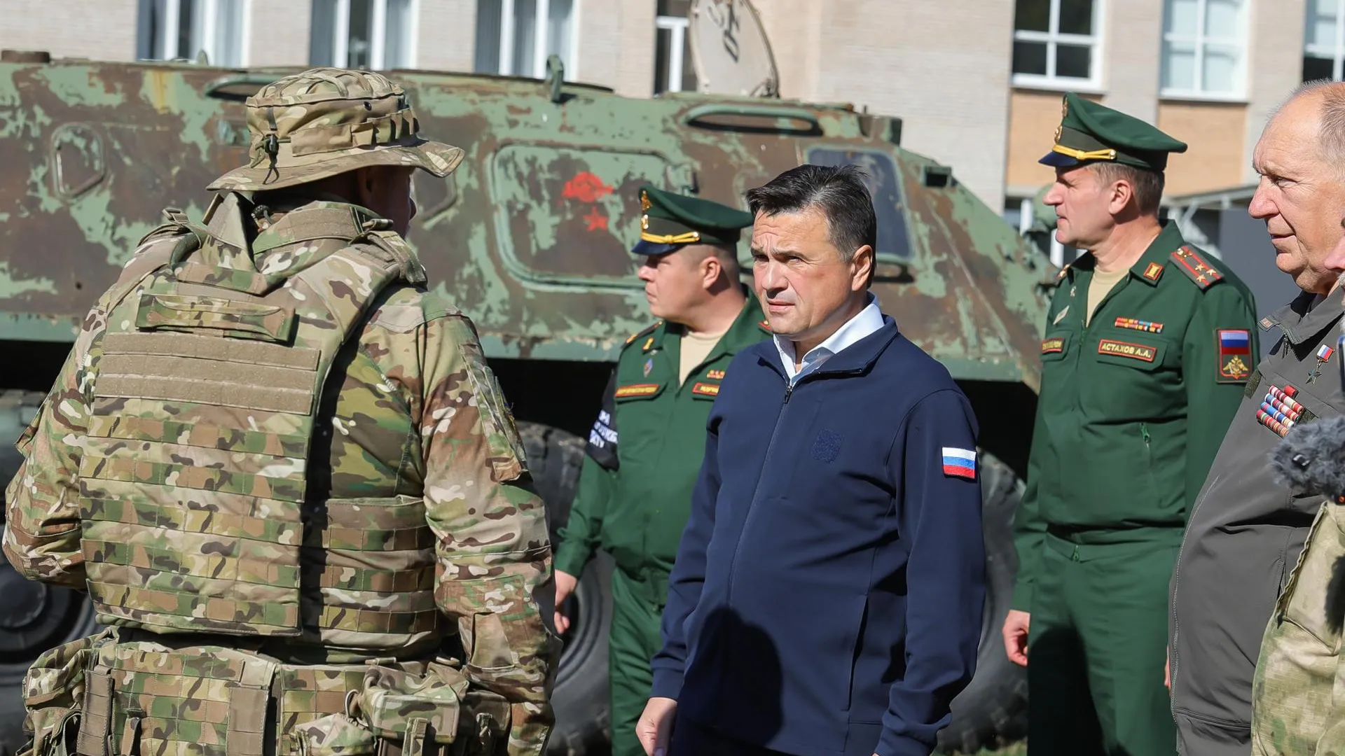 Воробьев: подготовкой бойцов в Подмосковье занимаются ветераны боевых действий