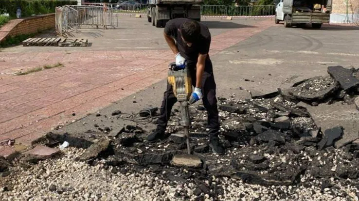 В Черноголовке стартовало благоустройство территории возле поликлиники