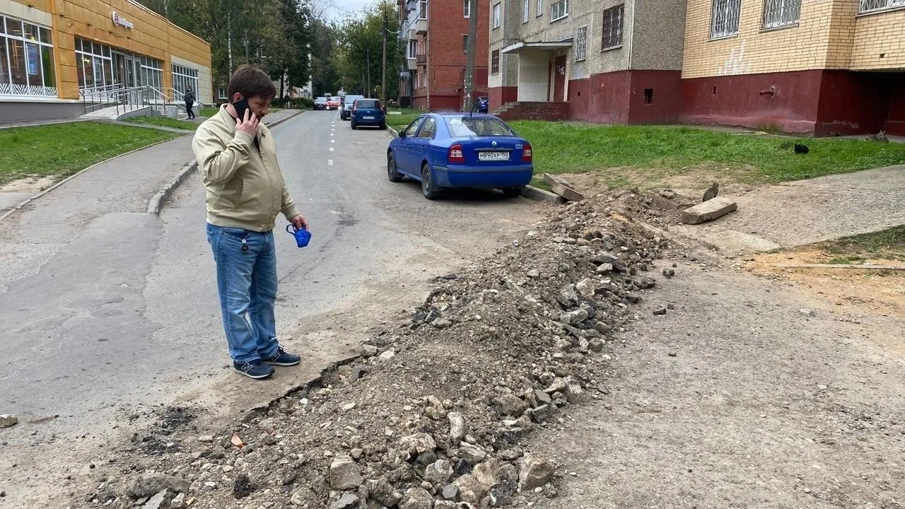 Недоделанную дорогу выявили на Февральской улице Подольска