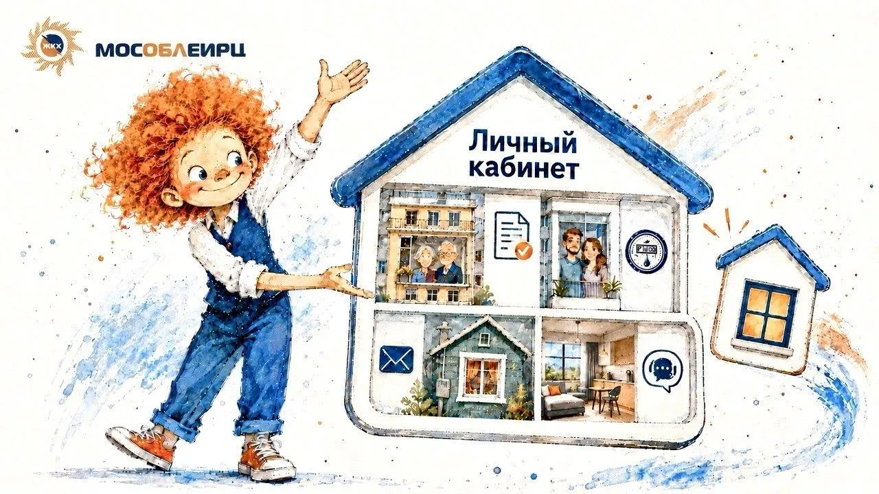 Один кабинет МосОблЕИРЦ доступен для нескольких квартир