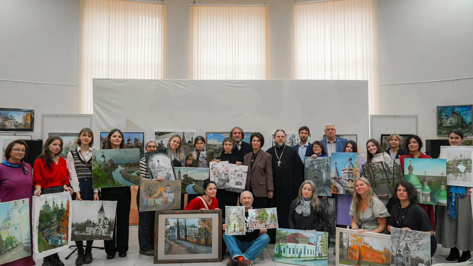 В Клину открылась выставка международного пленэра