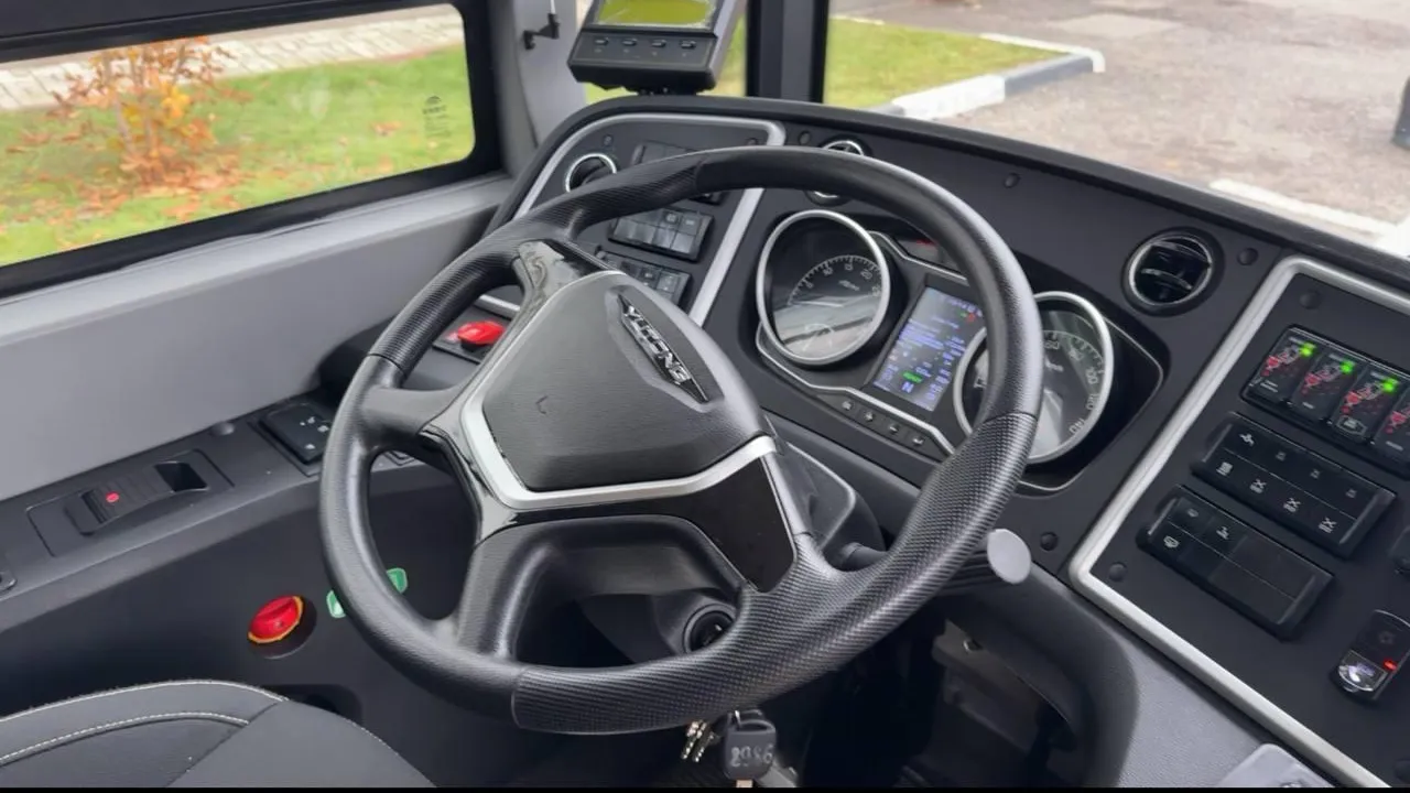 Сертифицированный гибридный автобус вышел на маршрут в Королеве