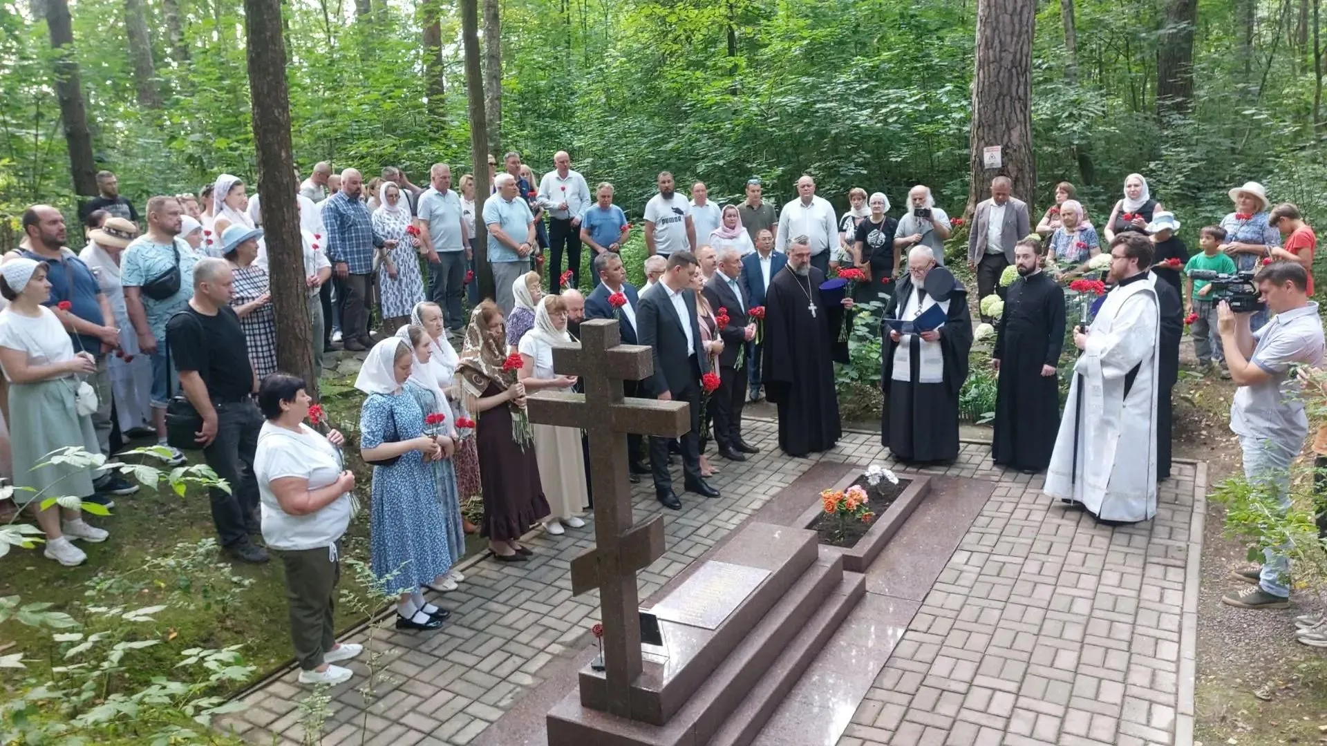 В Ногинске освятили закладной камень храма новомучеников Богородских