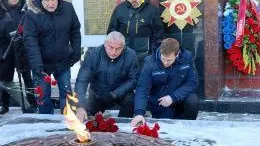 В Лобне прошла «Вахта памяти» в честь годовщины контрнаступления