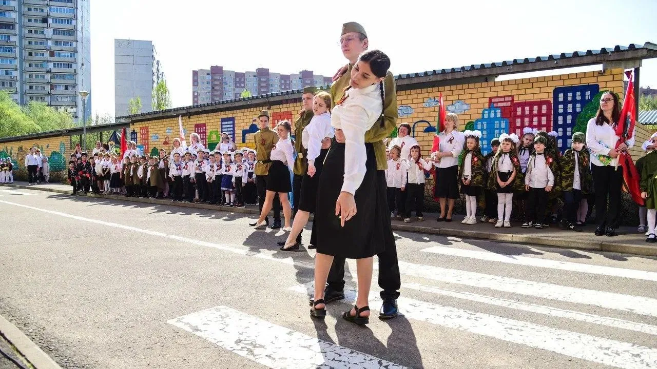 Парад Победы прошел в мытищинском дошкольном учреждении