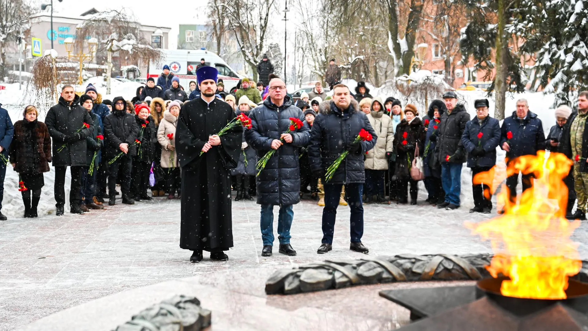 В Видном почтили память героев в 84-ю годовщину освобождения Подмосковья