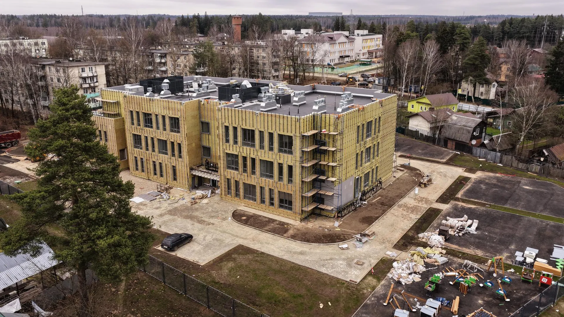 Детский сад на 250 мест достроят в Поварово под Солнечногорском