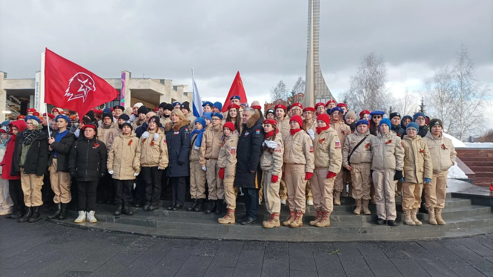 Студенты колледжа Мытищ поучаствовали в торжественном митинге памяти Сталинградской битвы