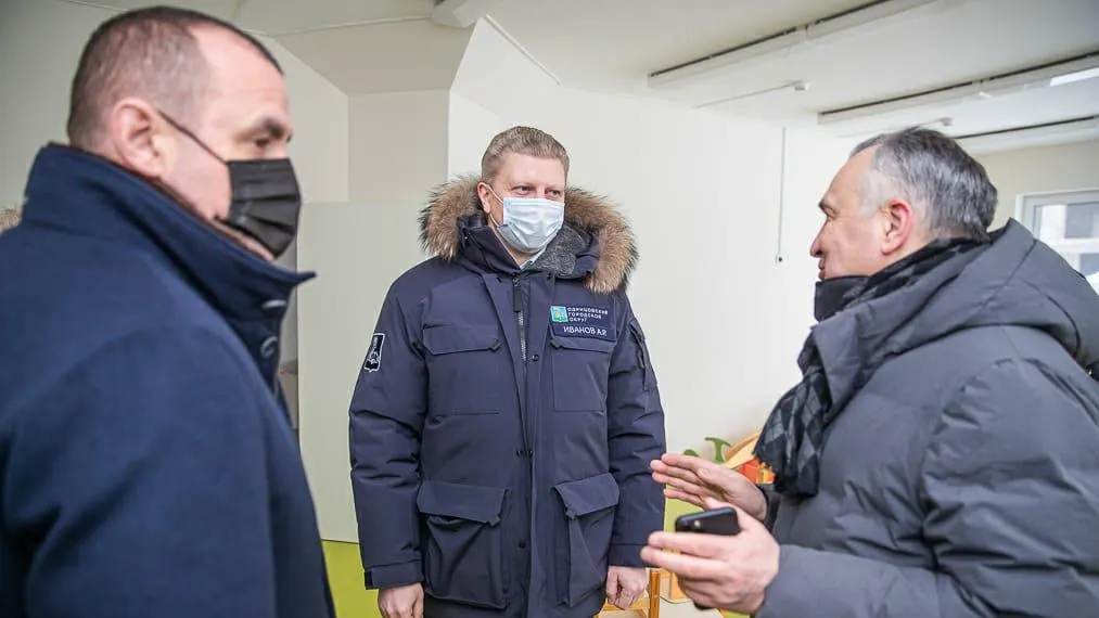 Глава Одинцовского округа Андрей Иванов проинспектировал новый детский сад