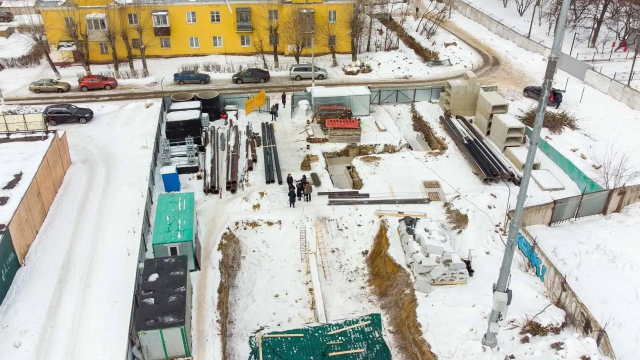 Ход строительства котельной на улице Почтовой проверил глава округа Подольск