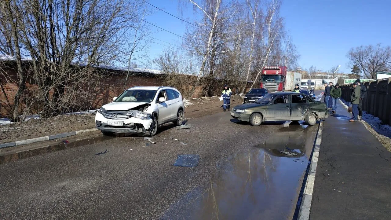 Один человек пострадал в ДТП в микрорайоне Климовск Подольска
