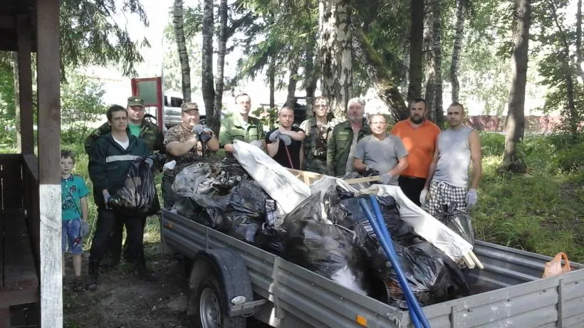 За прошедшие выходные из лесов Подмосковья вывезли более 70 кубометров мусора