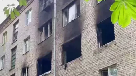 Опубликовано видео с места взрыва газа в доме в Мытищах
