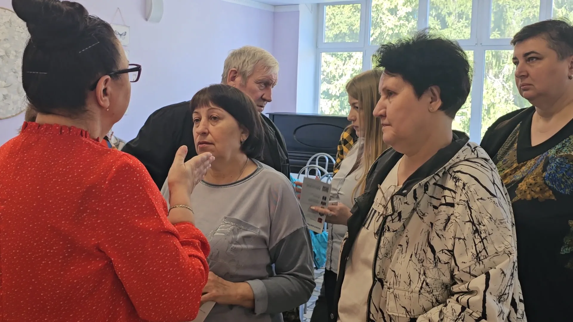 Представители движения «Другая Украина» проверили, как в Клину живут беженцы