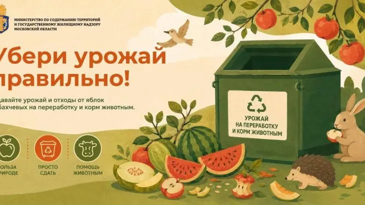 Химки принимают излишки урожая на переработку до 28 сентября
