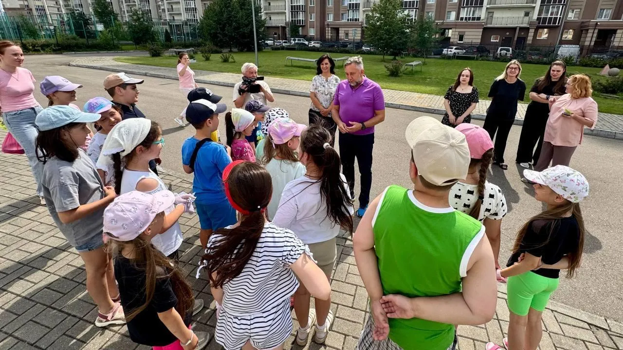 В школе № 9 Домодедова начал работу оздоровительный лагерь «Солнышко»