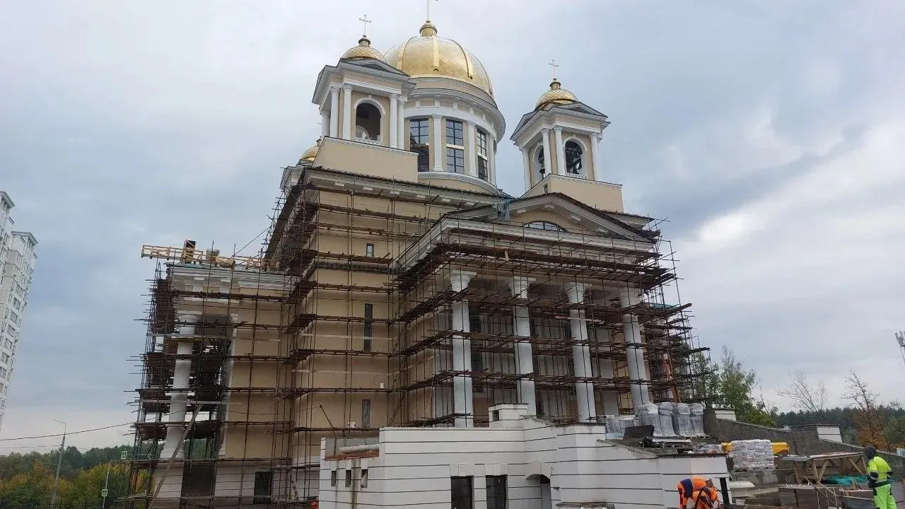 В Подольске строят двухэтажный храм Николая Чудотворца