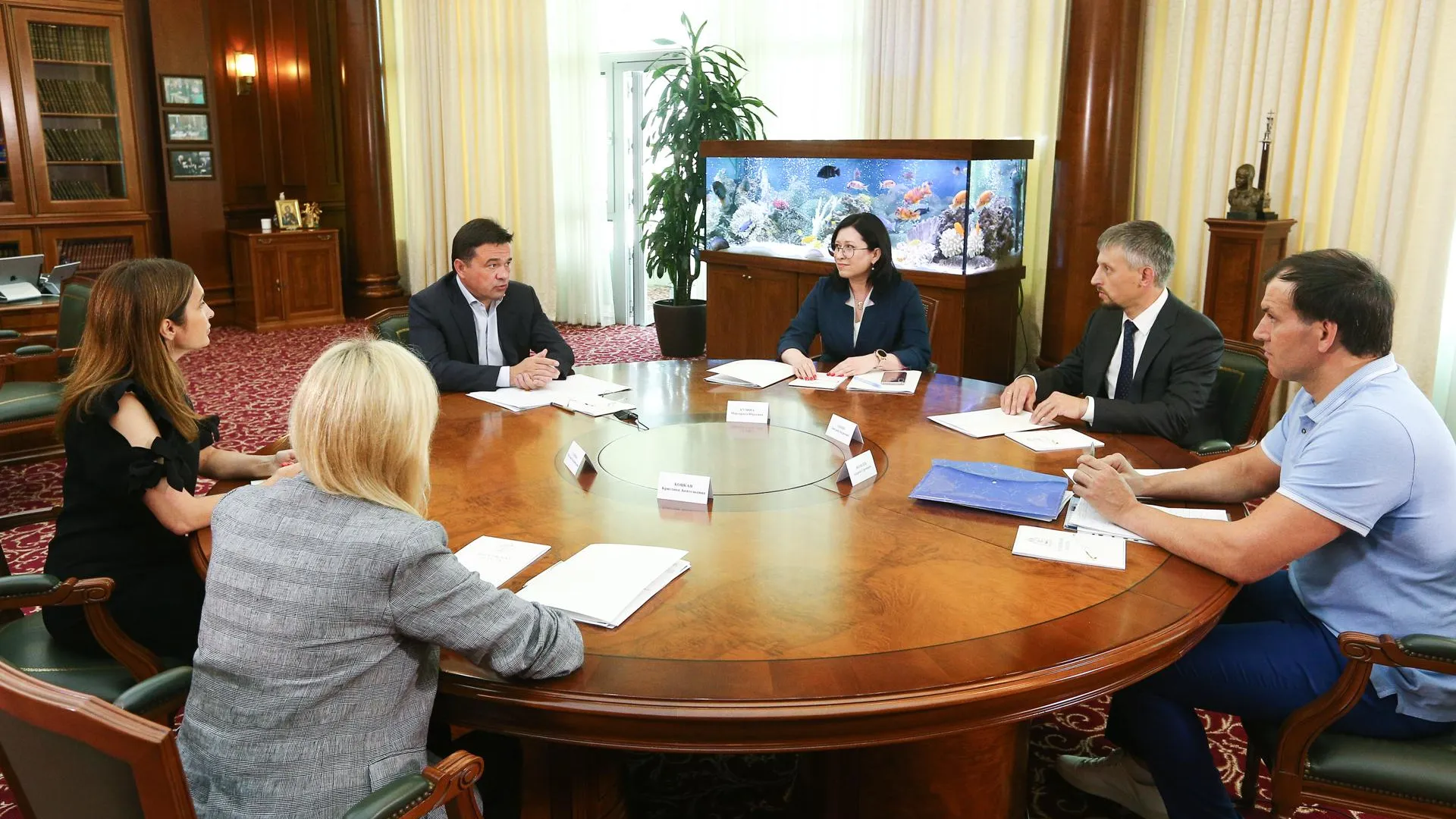Воробьев встретился с участниками конкурса управленцев «Лидеры России»